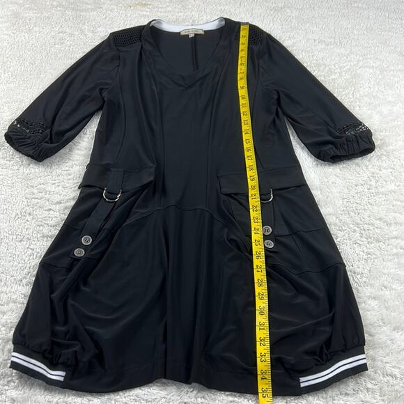 Alain Murati drop waist black dress, size small - Picture 4 of 7